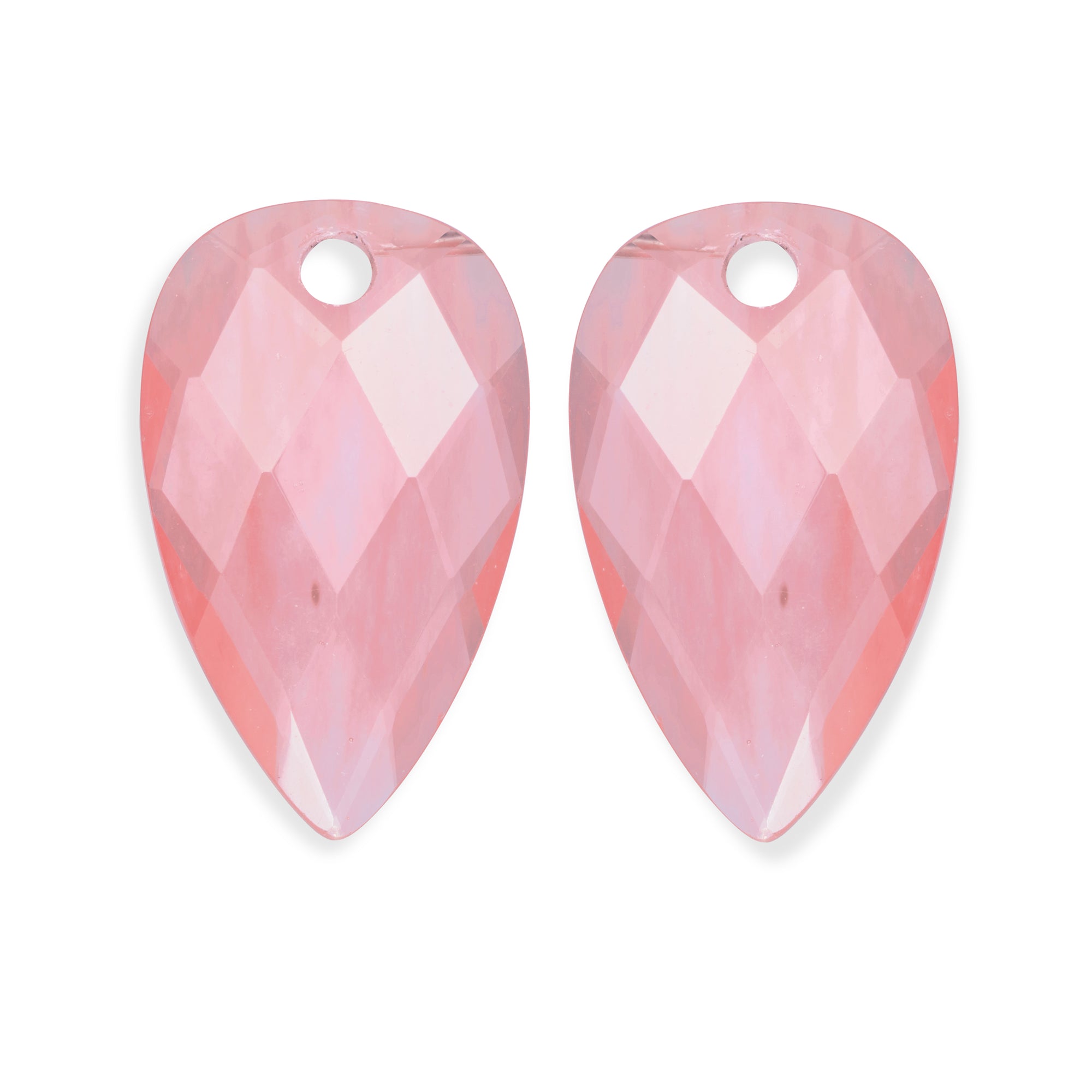 Cherry Quartz Blossom oorbel edelstenen