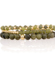 Southern Jade Saturn Interstellar Armbanden Stack | Goudkleurig