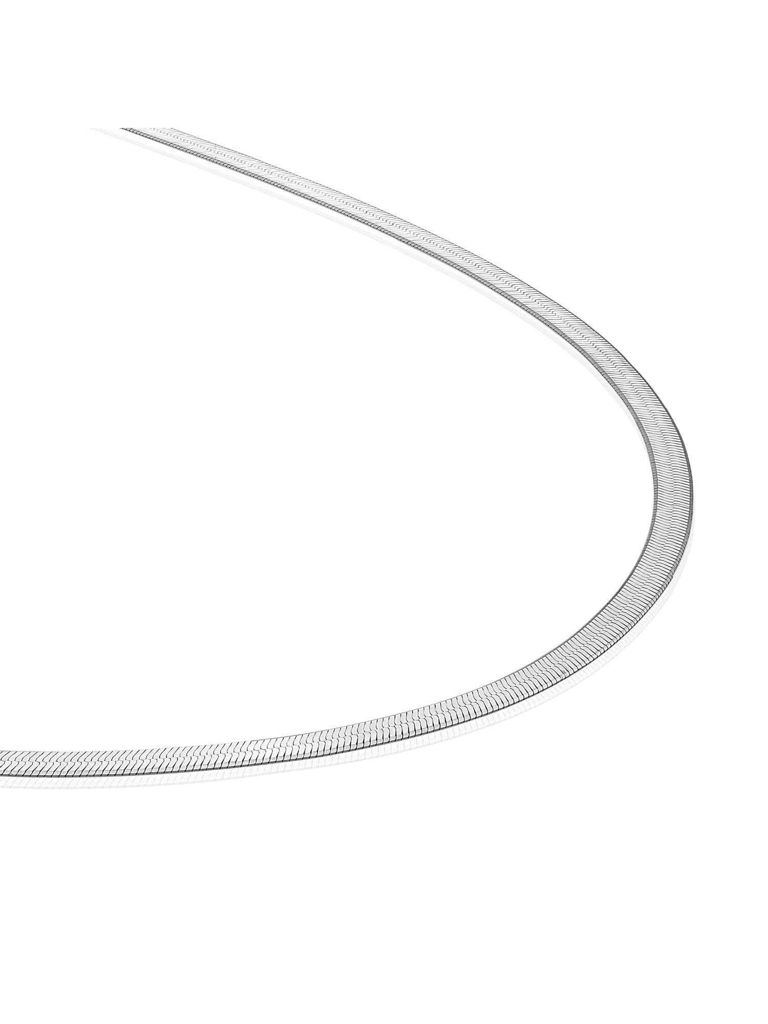 Herringbone Ketting | Zilver