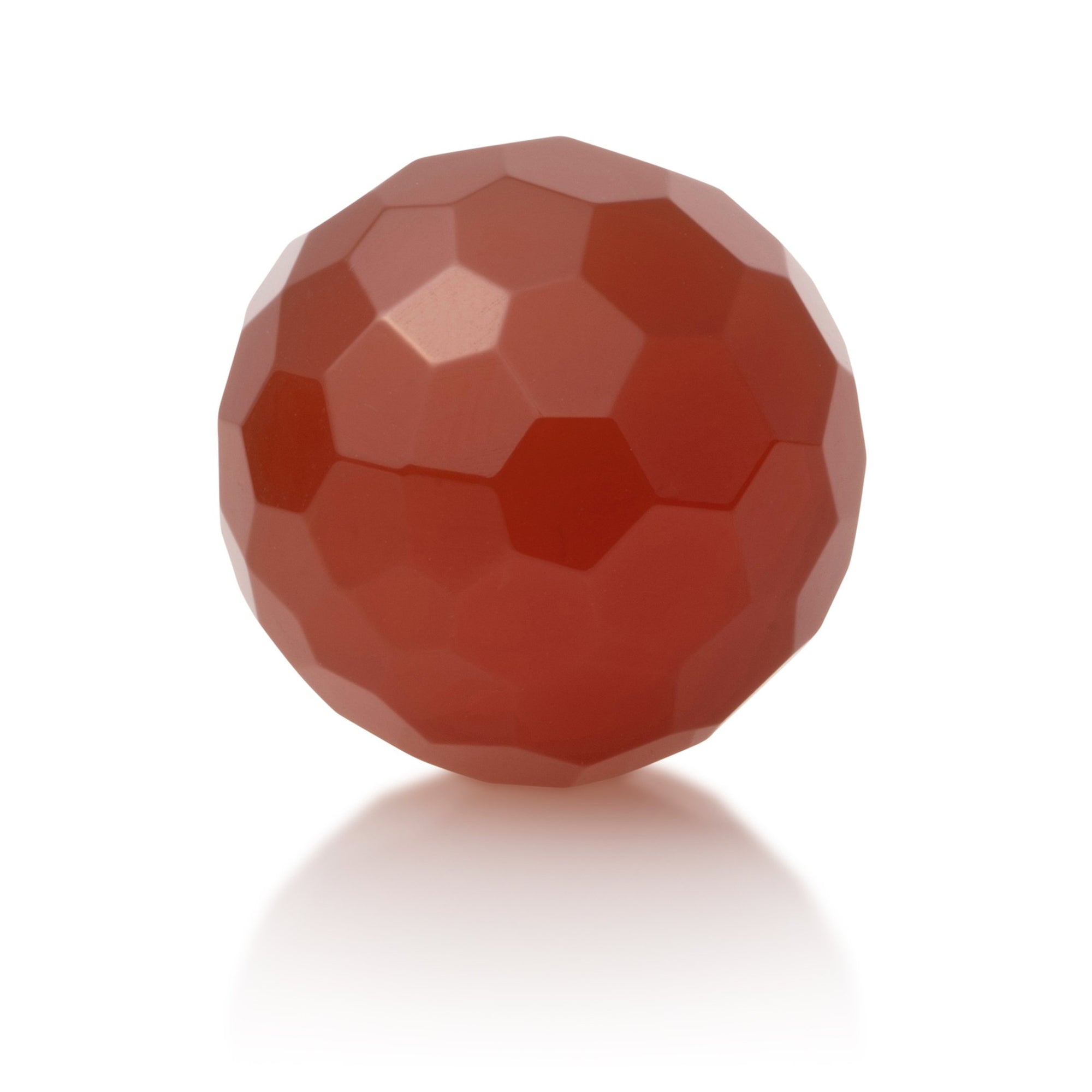 Red Agate - 20mm gefacetteerd