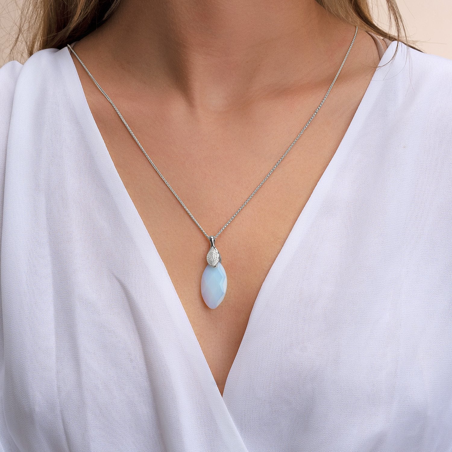 Wheat Ketting - Zilver