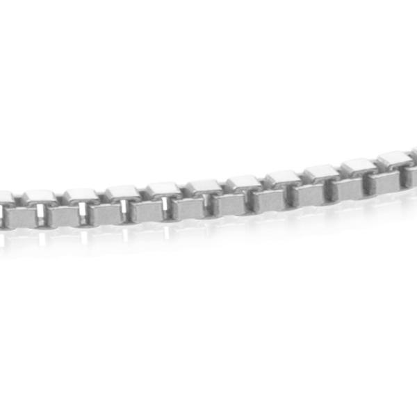 Square Box Ketting - Zilver