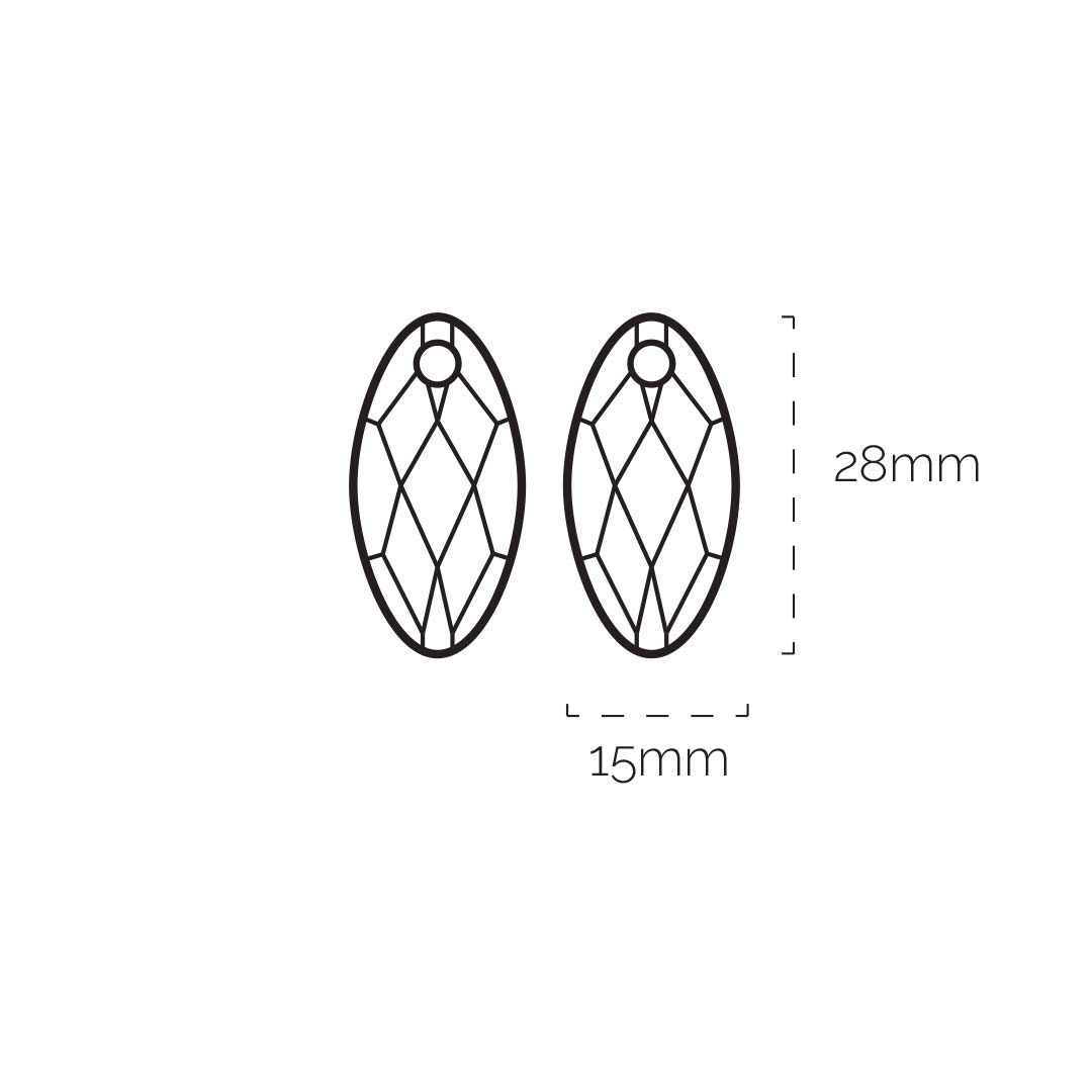Smoky Quartz Leaf oorbel edelstenen