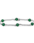 Bold Mix Reverse Armband met Green Onyx Edelsteen 