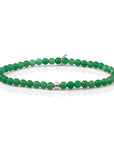 Sparkling Gemstone Green Onyx Small Saturn 