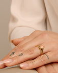 Sunstone Edge Ringen Stack | 9 karaat