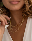 Serpentine ketting | Goudkleurig