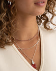 Faceted Ball Chain | Zilver