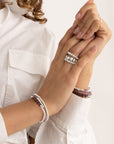 Essentials Double Bubble Ringen Stack | Zilver
