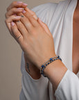 Reverse Bold Mix Sodalite Bracelet Sparkling kleur_zilver