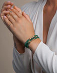 Green Onyx Reverse Universe Armband  