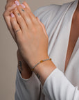 Armband van Sparkling met Citrine Quartz Edelsteen 