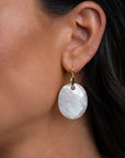 dames oorbellen met goudkleur en edelstenen van Sparkling