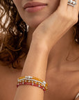 Light Citrine Quartz Bold Mix Armband