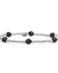925 zilveren armband met voor vrouwen met onyx edelsteen 