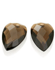 Smoky Quartz Blossom oorbel edelstenen