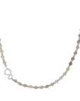 Link Ketting Labradorite Mix Zilver
