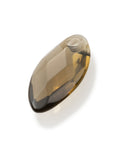 Smoky Quartz Leaf ketting edelsteen