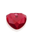Fuchsia Quartz Trillion Cut ketting edelsteen