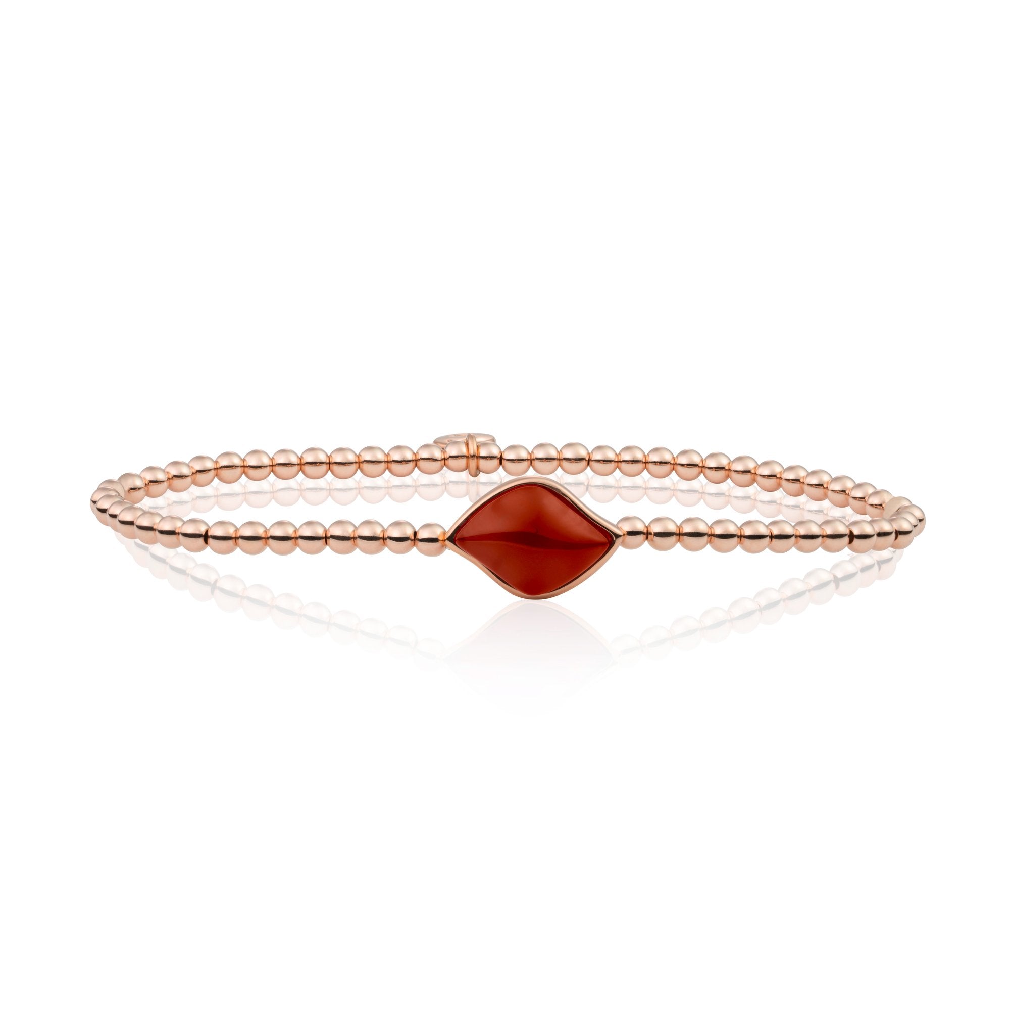 Red Agate Blossom armband