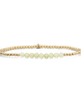 Armbandje in goudkleur met lemon quartz edelstenen van Sparkling Jewels 