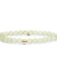 Armband gemaakt van lemon quartz edelstenen in goudkleur 