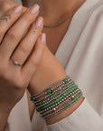 CZ armband met steentjes en sterling 295 zilveren kralen van Sparkling Jewels 