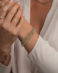 Kralen armband met lemon quartz edelstenen van Sparkling 