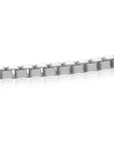 Square Box Ketting - Zilver