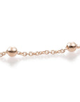 Bolletjesketting - Roségoud - Sparkling Jewels