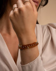 Citrine Quartz Saturn small armband