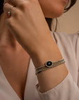 Onyx Twist Armband